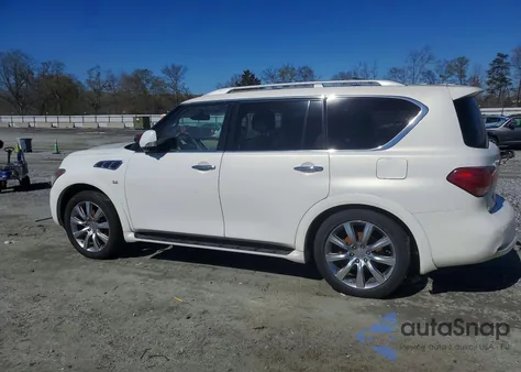 2014 Infiniti Qx80 Base z USA, uszkodzony, nr VIN JN8AZ2NE7E9067955
